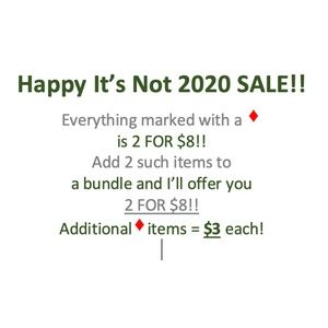 SALE on LOW PRICED ITEMS!